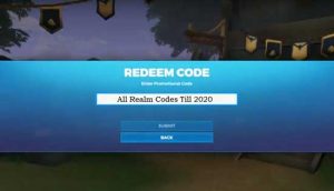 realm royale codes on ps4