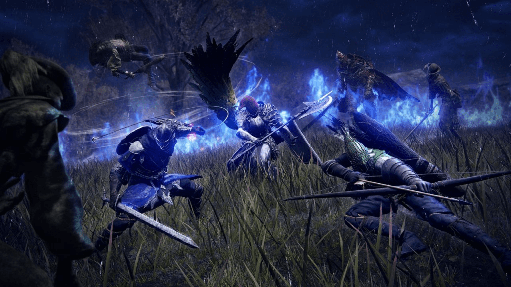 Elden Ring Nightreign gameplay featuring dark fantasy boss battle