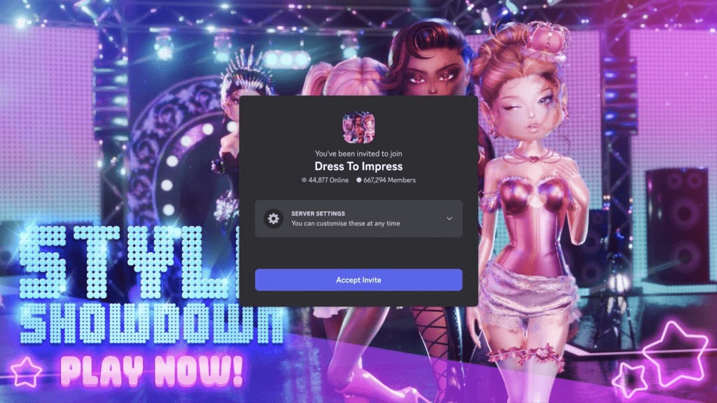 DTI community Discord announcements with real-time code drops