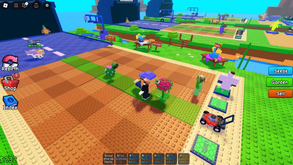 Plants Vs Brainrots garden lanes filling as brainrot waves increase difficulty