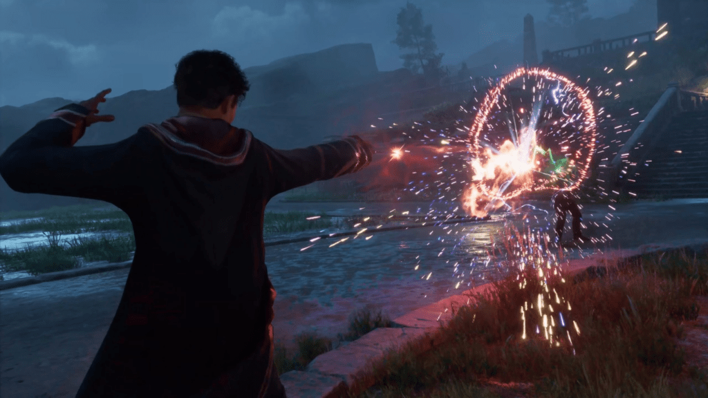 Dynamic spellcasting combat emphasizing speed and tactical decision-making